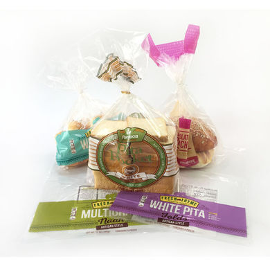 Moistureproof PE toast Bread Packaging Bag 200g Custom Gravure Printed