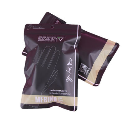 Gravure Printing  Packaging For Clothes CMYK Stand Up Zipper Bags