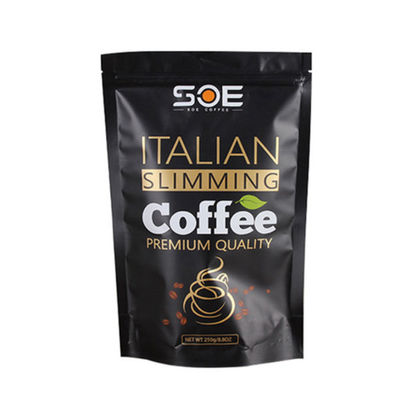 Aluminum Foil Inner Stand Up Printed Coffee Pouch Packaging Bags 200-400microns