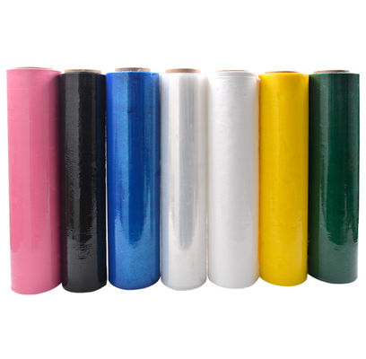 LLDPE PE Wrapping Film Colored Stretch Film 26mm-76mm Inner Core Diameter
