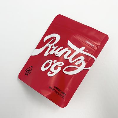 3.5G Mylar Printing Packaging Bags 105 Microns