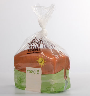 Moistureproof PE toast Bread Packaging Bag 200g Custom Gravure Printed