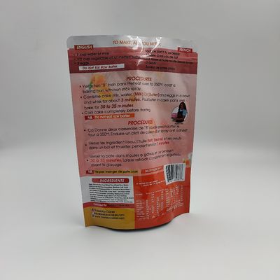 ISO9001 Food Grade Stand Up Aluminum Foil Bag pouches Heat Sealed Custom Printed