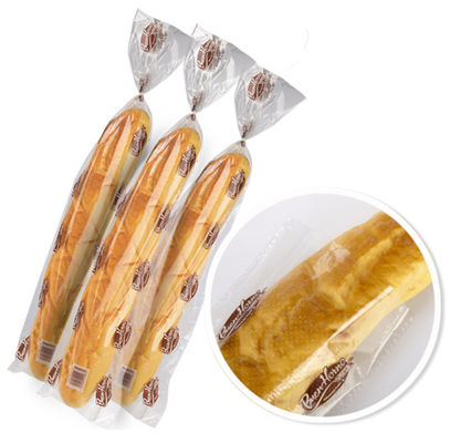 FDA PE Plastic Packaging For Bread Baguette 60-300 Microns