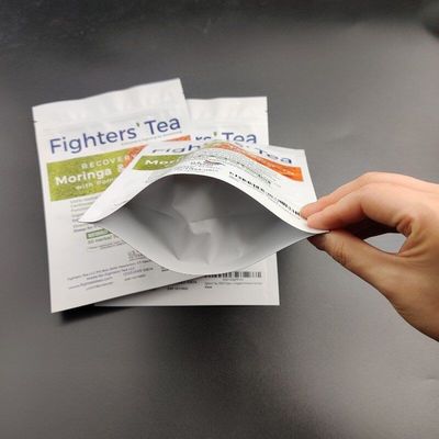 0.2mm Thick Zip Lock Aluminum Foil Bag Pouches Color Printed With 500g Capacity