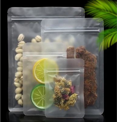 Multiple Size Clear Matte Plastic Packaging 80-140mic CPP Zipper Packing Bags