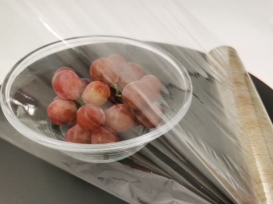 High Barrier PVDC Cling Film Wrapping Easy Attach Food Stretch Wrap Film Roll BPA Free