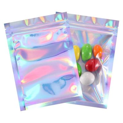 Silver Backed  Pouch Packaging VMPET Clear Front Mylar Bags