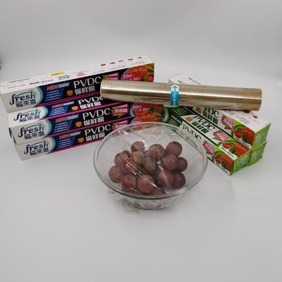Anti Fog food grade wrapping film PVDC Taste Holding stretch film wrap