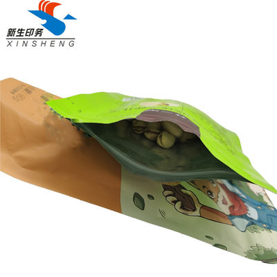 Printed Stand Up Food Packaging Bag Pouches Metallized Safe Laminated
