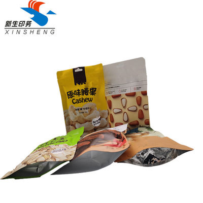 Printed Stand Up Food Packaging Bag Pouches Metallized Safe Laminated