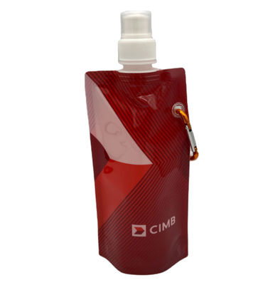 Outdoor Sports Collapsible Plastic Liquid Packaging Pouch 300ML  Custom Printed