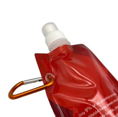 Outdoor Sports Collapsible Plastic Liquid Packaging Pouch 300ML  Custom Printed