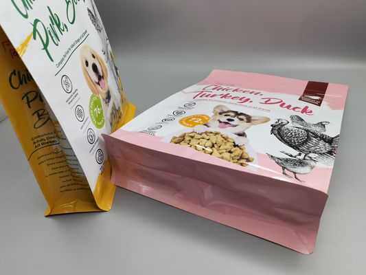 Mylar Ziplcok Resealable Food Packaging Pouch Bags Recyclable For Pet Food