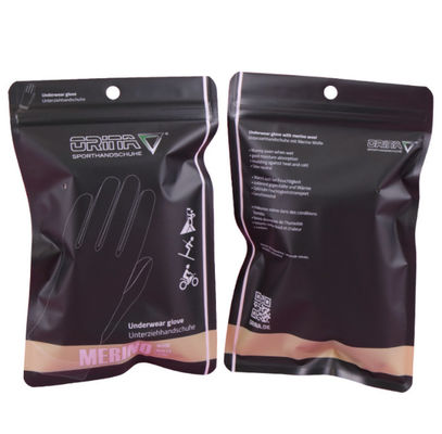 Gravure Printing  Packaging For Clothes CMYK Stand Up Zipper Bags