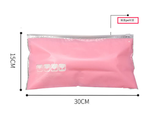 ISO9001 Zip Lock Clothes Bags Reusable Top Zipper Bags For Clothes