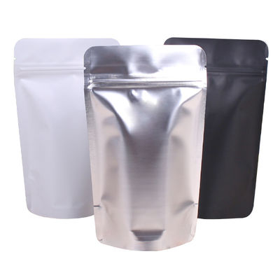 Zipper Lock Self Supporting BOPP Coffee Pouch Packaging With Valve
