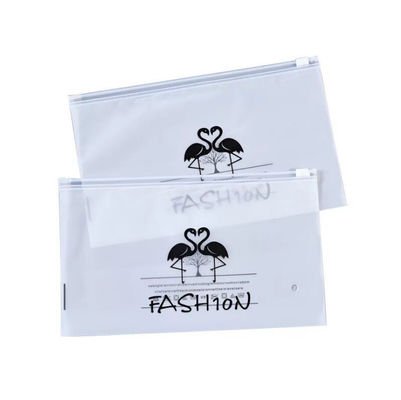 Biodegradable Customized Plastic PE  Clothing Bags Silk Screen Printed