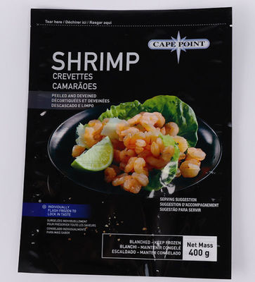 Printed ISO 22000 Vacuum Nylon Food Packaging Bag For Frozen Meat And Seafood