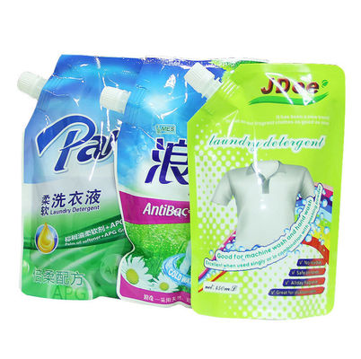 BOPP Liquid Laundry Detergent Pouch Packaging Plastic Bag 50-200 Micron