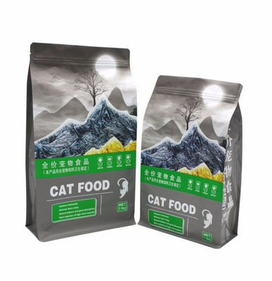 5kg 10kg 15kg Capacity Plastic Cat Pet Food Pouch Package Quad Sealed