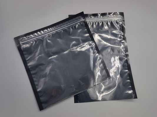 3 Side Airtight Printed Vacuum Packaging Bag Featuring Slide Zip