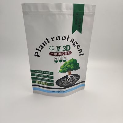 Custom Printed Matt Resealable Aluminum Foil Bags Smell Proof 1Kg Capacity