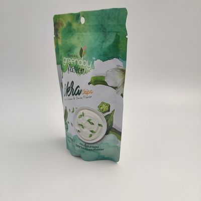 Stand Up 14g Foil Aluminum Pouch Packaging Custom Printed 0.28mm Thick