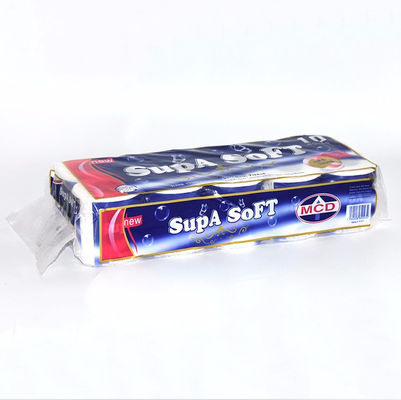 LDPE Material toilet roll paper Plastic Packaging Bag 60mic 80mic thick
