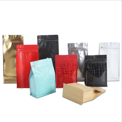 Plastic Stand Up Pouch Coffee Bags Gravure Printed 1kg Capacity