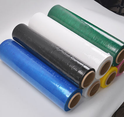 LLDPE PE Wrapping Film Colored Stretch Film 26mm-76mm Inner Core Diameter