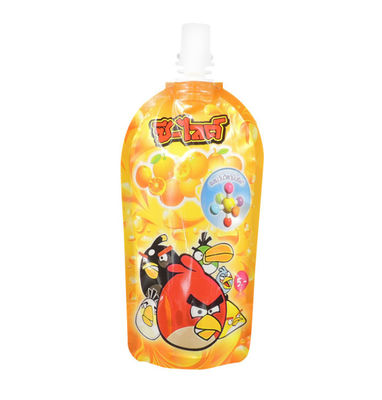 2 layers Aluminum Foil Liquid Spout Bags ISO9001 Sealed Milk Stand Up Drink Bags