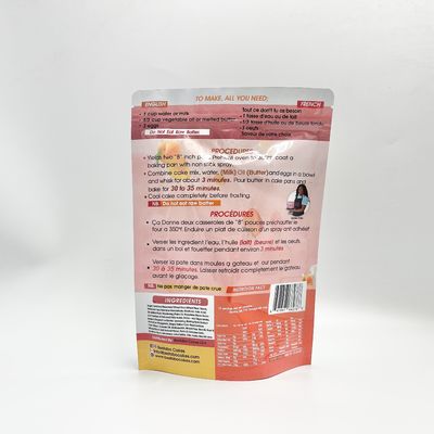 Heat Seal Aluminum Foil Bag Recyclable Zipper Top Stand Up Pouch