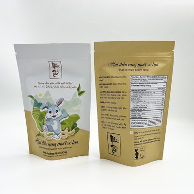 VMPET Aluminum Foil Food Packaging Bag 300 Microns Gravure Printing