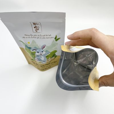 VMPET Aluminum Foil Food Packaging Bag 300 Microns Gravure Printing