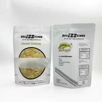 VMPET Banana Chips Aluminium Packaging Pouch 300 Microns
