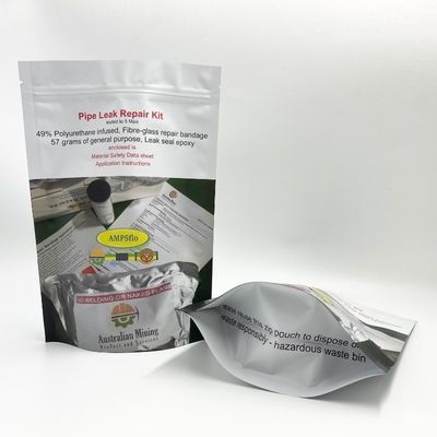 Standing Laminated Zipper Packaging Pouch Non Ketene For Shopping