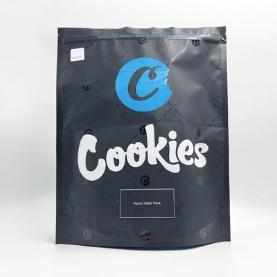 Aluminum Foil CBD Stand Up Packaging Bags Smell Proof Water Proof 1 Pounds