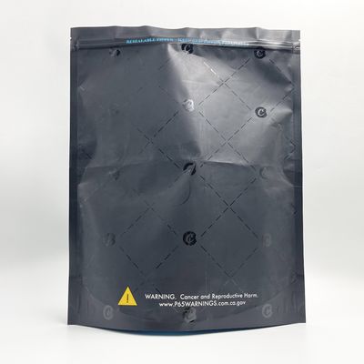 Aluminum Foil CBD Stand Up Packaging Bags Smell Proof Water Proof 1 Pounds