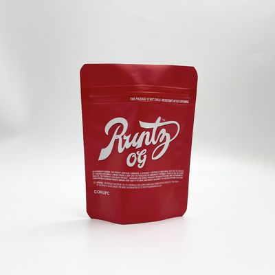 3.5G Mylar Printing Packaging Bags 105 Microns