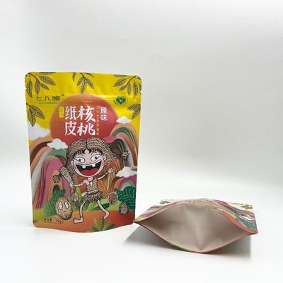 Nuts Food Aluminum Foil Stand Up Zipper Packaging Pouch Bag Multi Size