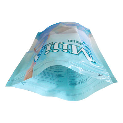 Customized Printed Mylar Zipper Stand Up Pouch 2KG for Sea Salt Packing