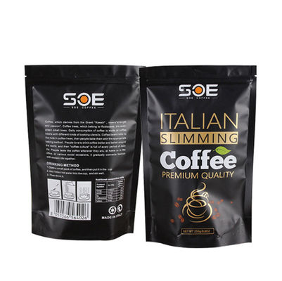 PE VMPET Reusable Top Zipper Stand Up Packaging Bags