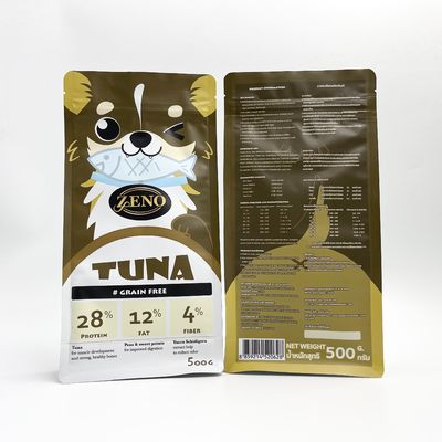 Aluminum Foil Flexible Dog Cat Birds Feeds Food Packaging Bags 3KG For Pet