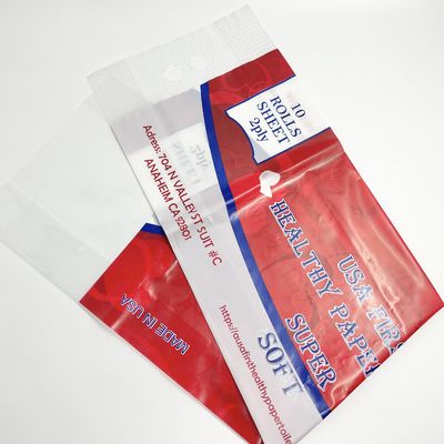 Custom Printing With Handle Toilet Rolles Packaging Bags