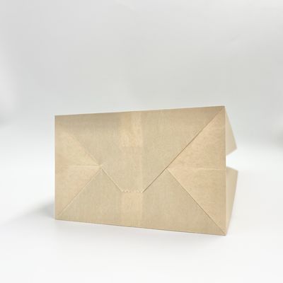Biodegradable Kraft Paper Packaging Bag Gravure Printing With Flat Bottom