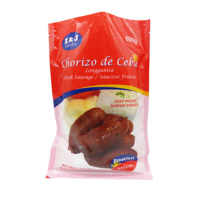 Frozen Food Grade Nylon Packaging Vacuum Bags 3 Sides Seal