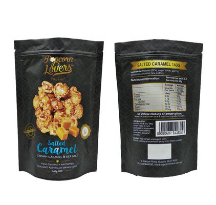 Matte Food Packaging Aluminum Foil Bag VMPET Popcorn Plastic Bag