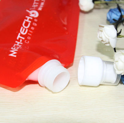 Resuable OEM Plastic Sports Stand Up Liquid Pouches Gravure Printing