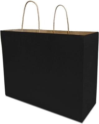 Bidegradable Paper Eco Printed Carrying Shopping Bags 300GSM